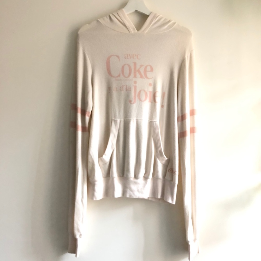 Wildfox COKE JOIE MALIBU PULLOVER White Size XS - Picture 2 of 10
